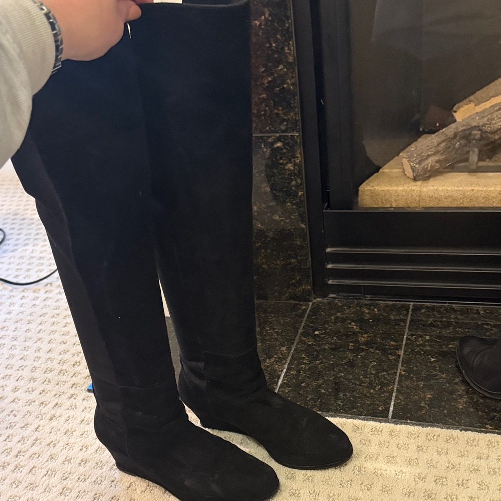 Stuart Weitzman Black Over the Knee Boots